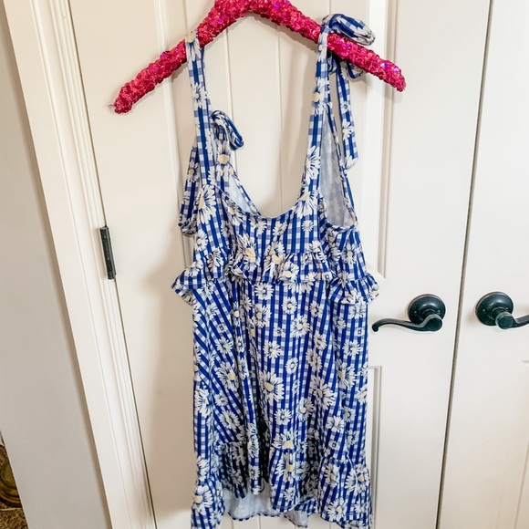 ASOS Sunflower & Ruffle Maternity Dress size 8 - Picture 2 of 3